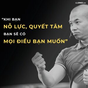 kiên trì với quá trình và không ngừng nỗ lực mỗi ngày.